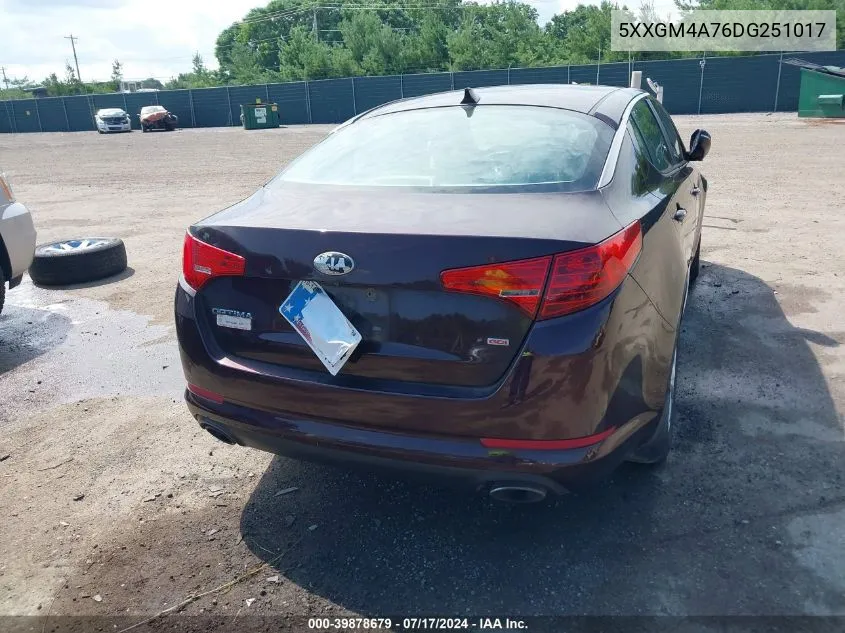 5XXGM4A76DG251017 2013 Kia Optima Lx