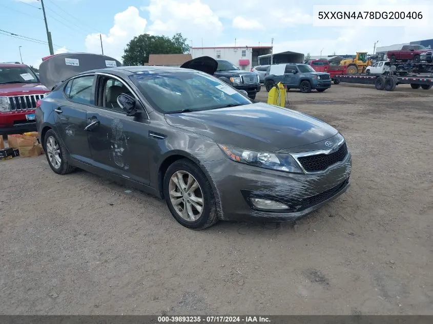 2013 Kia Optima Ex VIN: 5XXGN4A78DG200406 Lot: 39893235