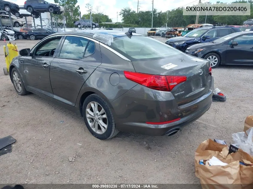 2013 Kia Optima Ex VIN: 5XXGN4A78DG200406 Lot: 39893235