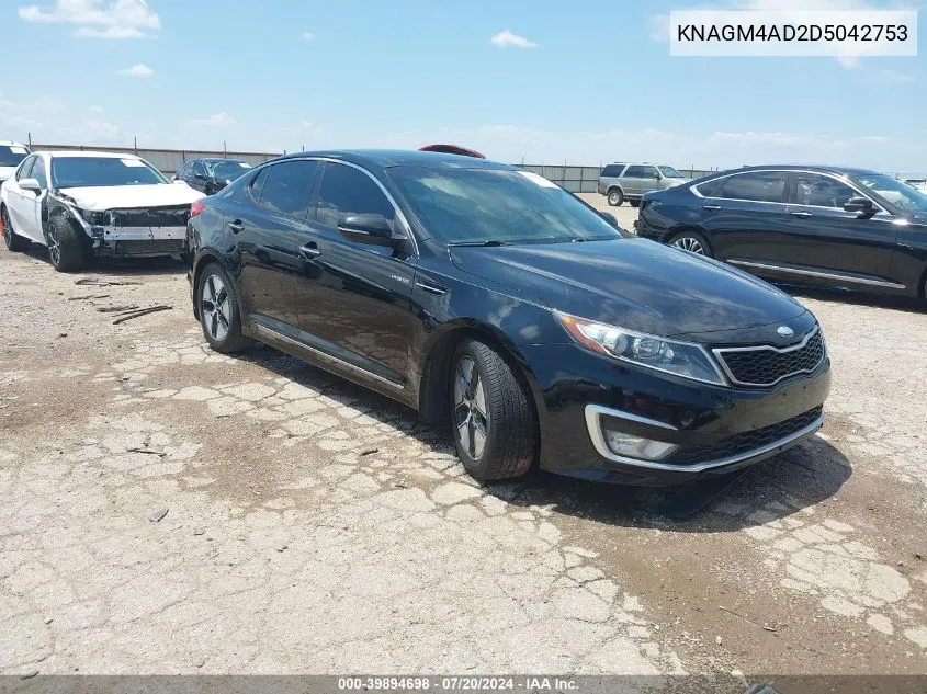 KNAGM4AD2D5042753 2013 Kia Optima Hybrid Ex