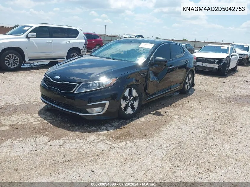 KNAGM4AD2D5042753 2013 Kia Optima Hybrid Ex