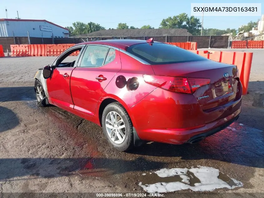 2013 Kia Optima Lx VIN: 5XXGM4A73DG163431 Lot: 39898896