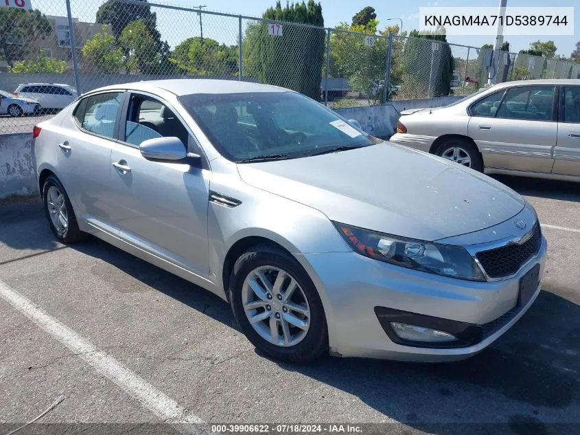 2013 Kia Optima Lx VIN: KNAGM4A71D5389744 Lot: 39906622