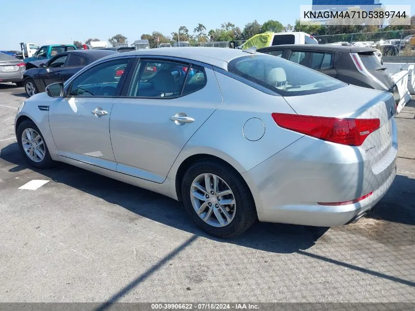 KNAGM4A71D5389744 2013 Kia Optima Lx