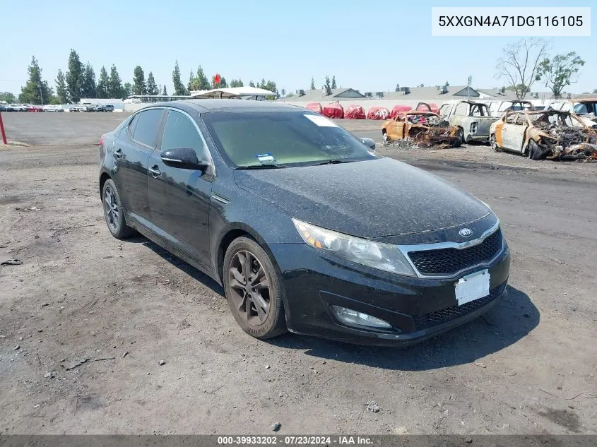 5XXGN4A71DG116105 2013 Kia Optima Ex