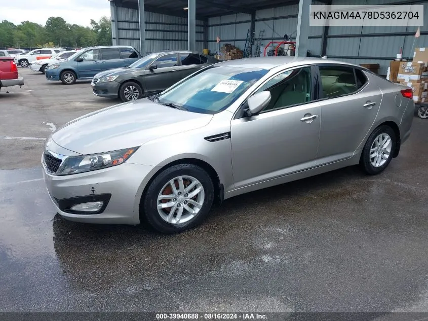 KNAGM4A78D5362704 2013 Kia Optima Lx