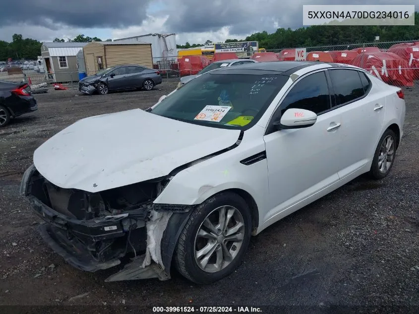 5XXGN4A70DG234016 2013 Kia Optima Ex