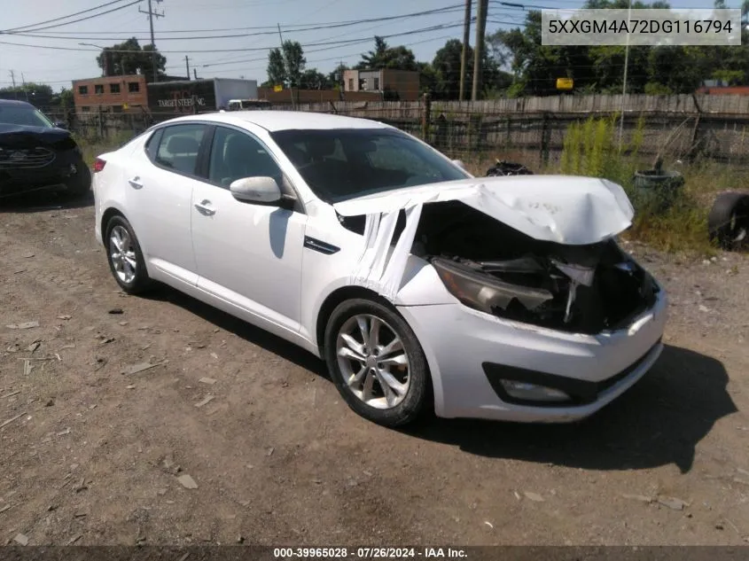 5XXGM4A72DG116794 2013 Kia Optima Lx