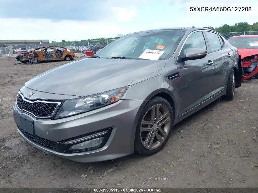 2013 Kia Optima Sx VIN: 5XXGR4A66DG127208 Lot: 39985119