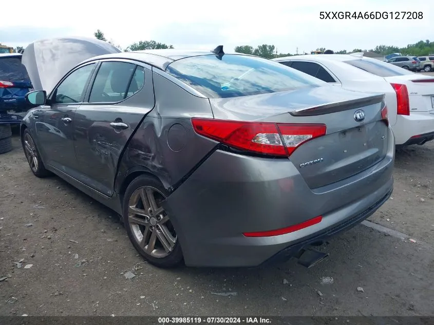 2013 Kia Optima Sx VIN: 5XXGR4A66DG127208 Lot: 39985119