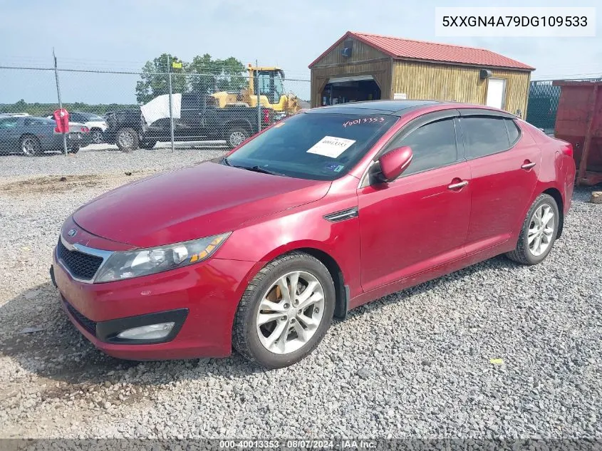 2013 Kia Optima Ex VIN: 5XXGN4A79DG109533 Lot: 40013353