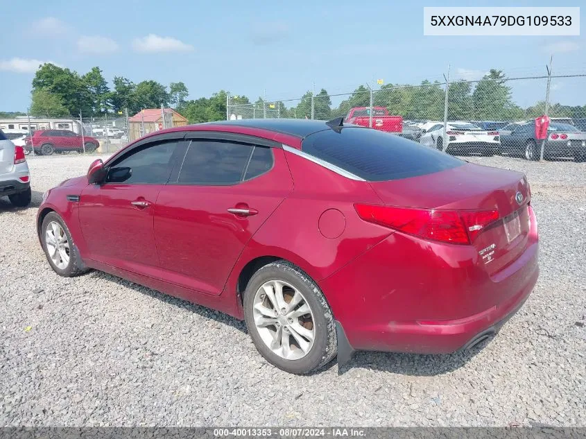 2013 Kia Optima Ex VIN: 5XXGN4A79DG109533 Lot: 40013353