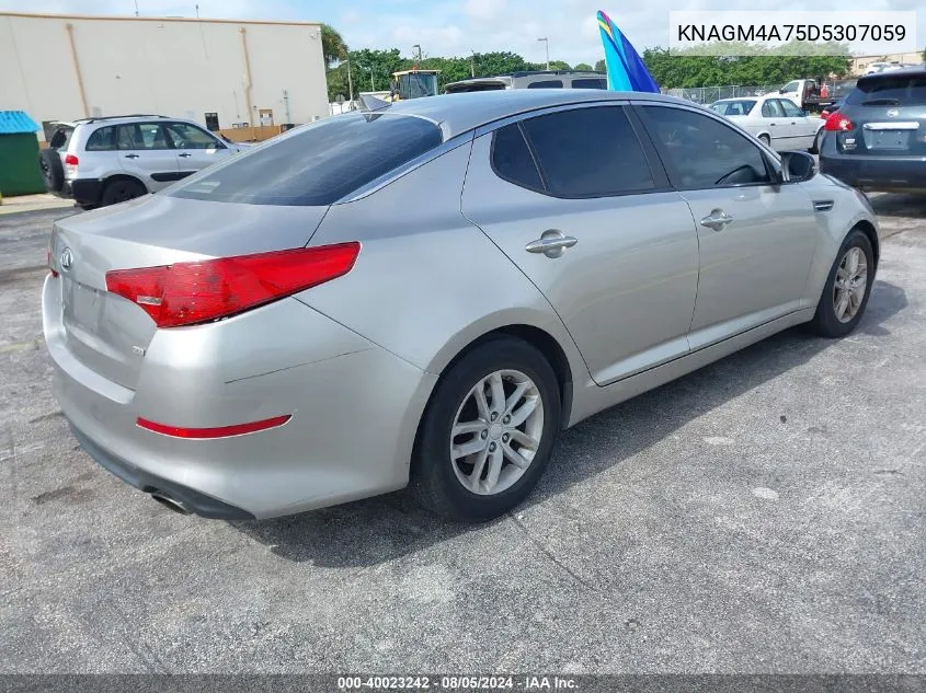 2013 Kia Optima Lx VIN: KNAGM4A75D5307059 Lot: 40023242