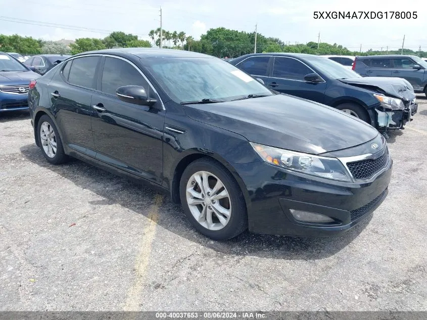 2013 Kia Optima Ex VIN: 5XXGN4A7XDG178005 Lot: 40037653