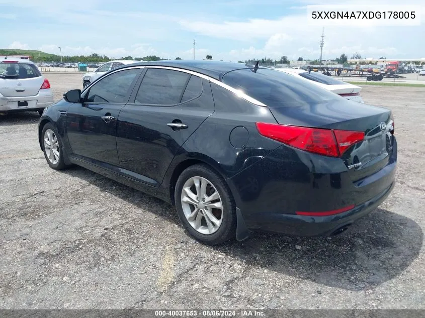 2013 Kia Optima Ex VIN: 5XXGN4A7XDG178005 Lot: 40037653