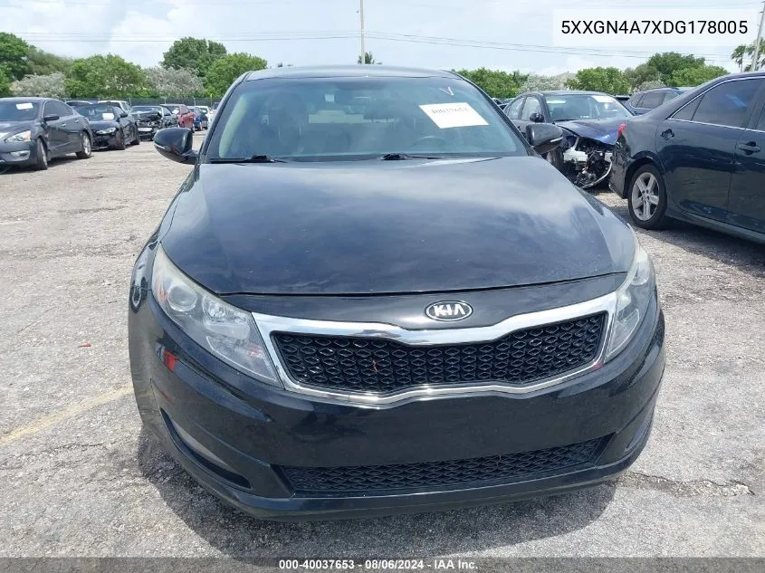 2013 Kia Optima Ex VIN: 5XXGN4A7XDG178005 Lot: 40037653