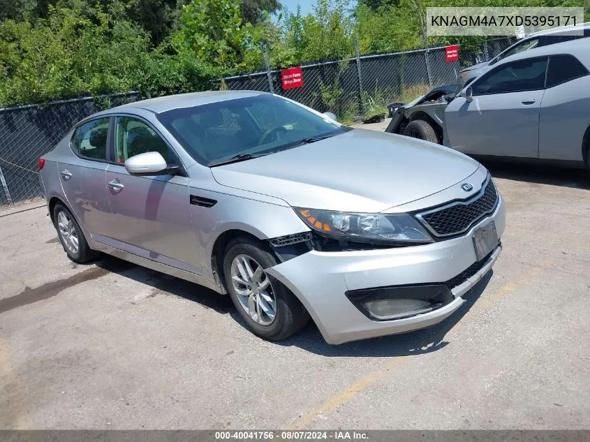 2013 Kia Optima Lx VIN: KNAGM4A7XD5395171 Lot: 40041756