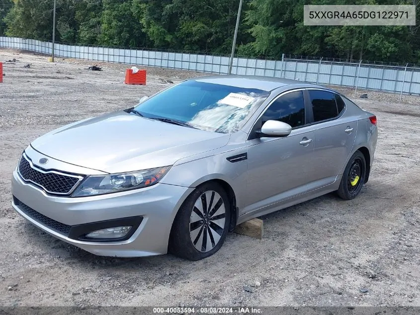 2013 Kia Optima Sx VIN: 5XXGR4A65DG122971 Lot: 40053594