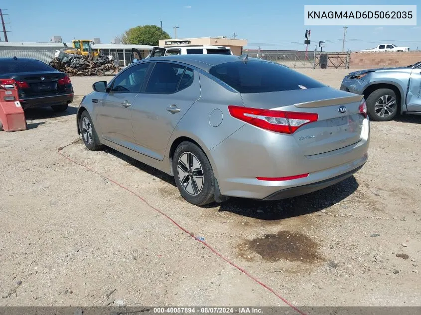 KNAGM4AD6D5062035 2013 Kia Optima Hybrid Lx