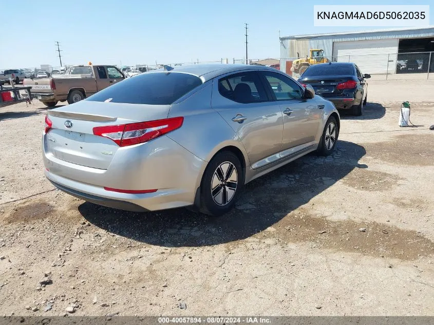 KNAGM4AD6D5062035 2013 Kia Optima Hybrid Lx