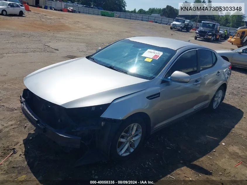 KNAGM4A73D5303348 2013 Kia Optima Lx