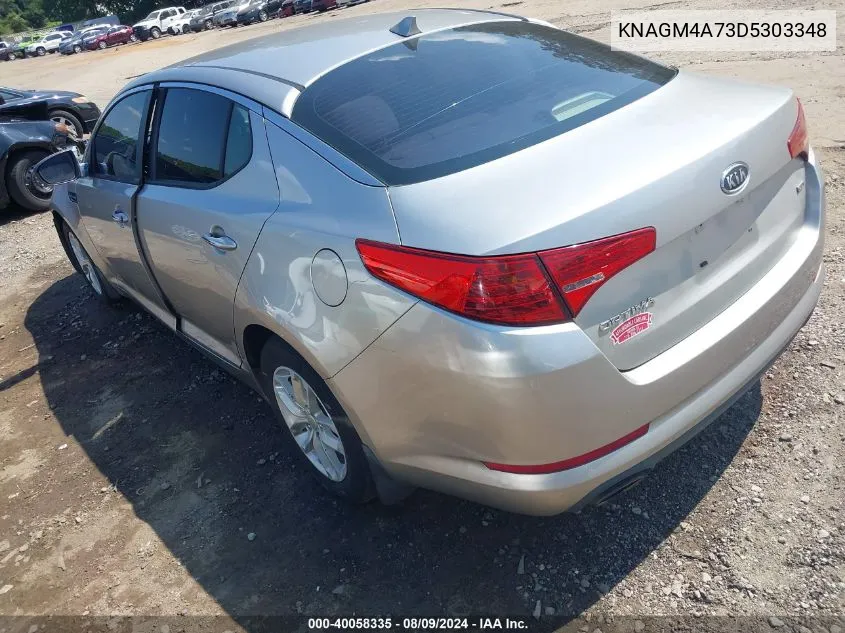 KNAGM4A73D5303348 2013 Kia Optima Lx