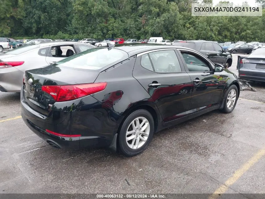 5XXGM4A70DG241194 2013 Kia Optima Lx