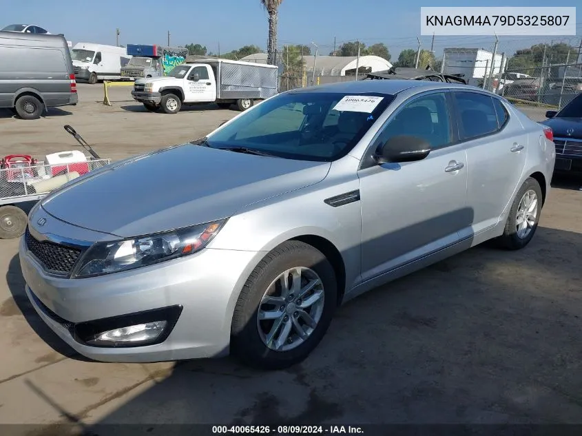 2013 Kia Optima Lx VIN: KNAGM4A79D5325807 Lot: 40065426