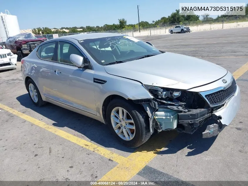 KNAGM4A73D5315175 2013 Kia Optima Lx