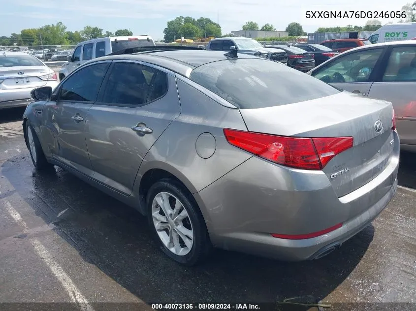 2013 Kia Optima Ex VIN: 5XXGN4A76DG246056 Lot: 40073136