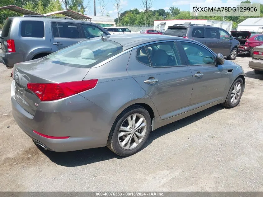 5XXGM4A78DG129906 2013 Kia Optima Lx