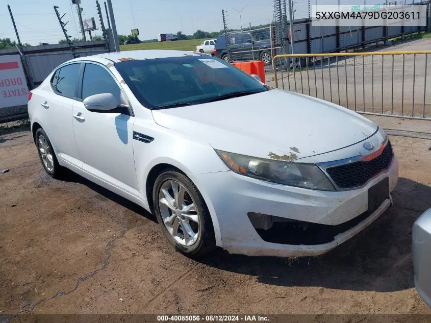 2013 Kia Optima Lx VIN: 5XXGM4A79DG203611 Lot: 40085056