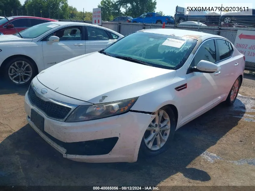 2013 Kia Optima Lx VIN: 5XXGM4A79DG203611 Lot: 40085056