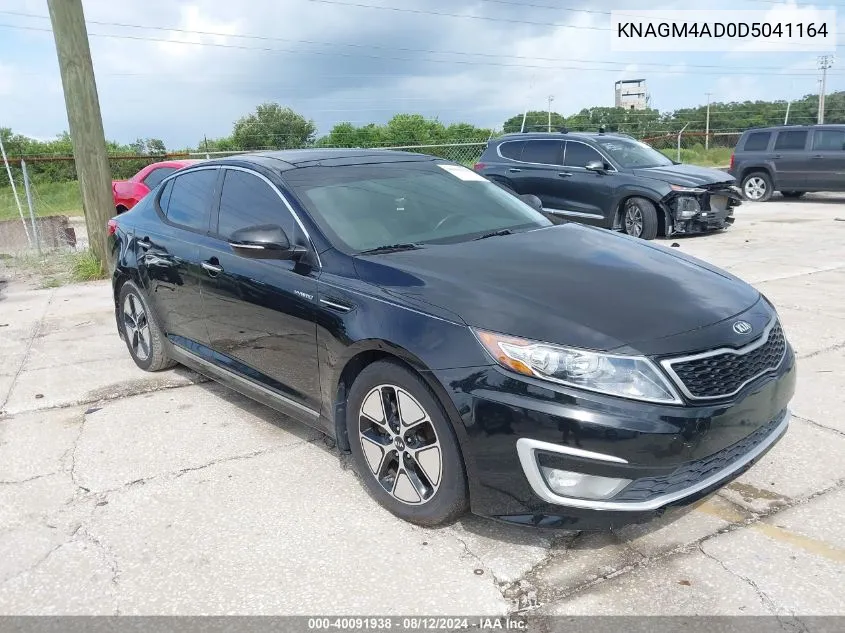 2013 Kia Optima Hybrid Ex VIN: KNAGM4AD0D5041164 Lot: 40091938