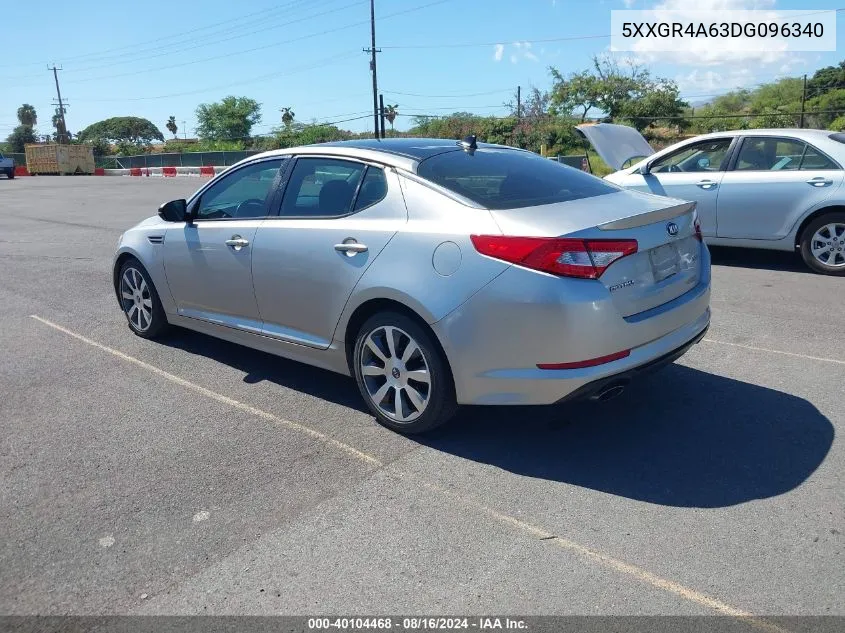 2013 Kia Optima Sx VIN: 5XXGR4A63DG096340 Lot: 40104468