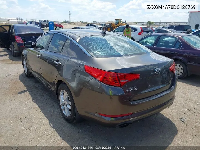 2013 Kia Optima Lx VIN: 5XXGM4A78DG128769 Lot: 40131314