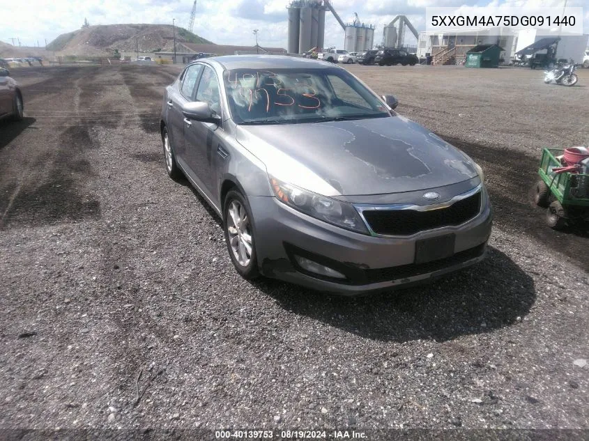 2013 Kia Optima Lx VIN: 5XXGM4A75DG091440 Lot: 40139753