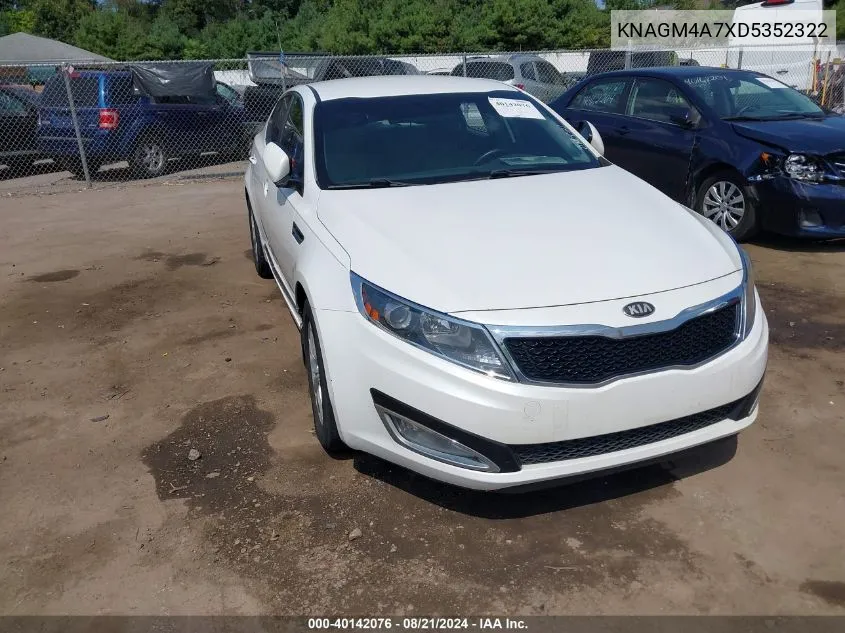 KNAGM4A7XD5352322 2013 Kia Optima Lx