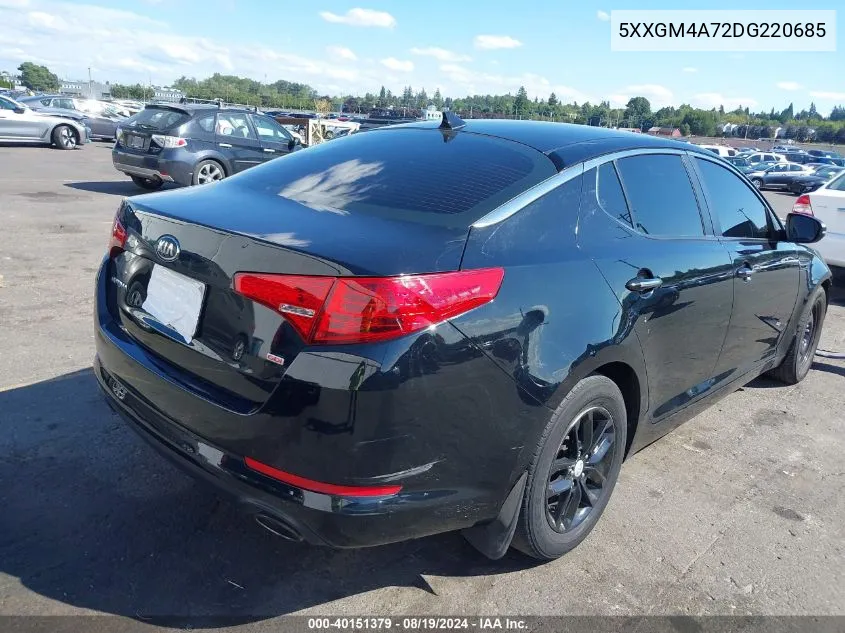 5XXGM4A72DG220685 2013 Kia Optima Lx