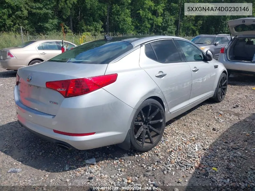 2013 Kia Optima Ex VIN: 5XXGN4A74DG230146 Lot: 40155739