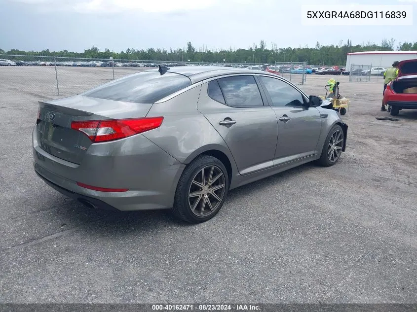 5XXGR4A68DG116839 2013 Kia Optima Sx