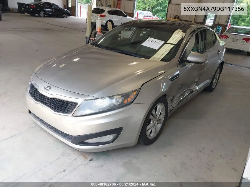 2013 Kia Optima Ex VIN: 5XXGN4A79DG117356 Lot: 40162706