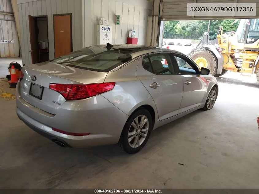 2013 Kia Optima Ex VIN: 5XXGN4A79DG117356 Lot: 40162706