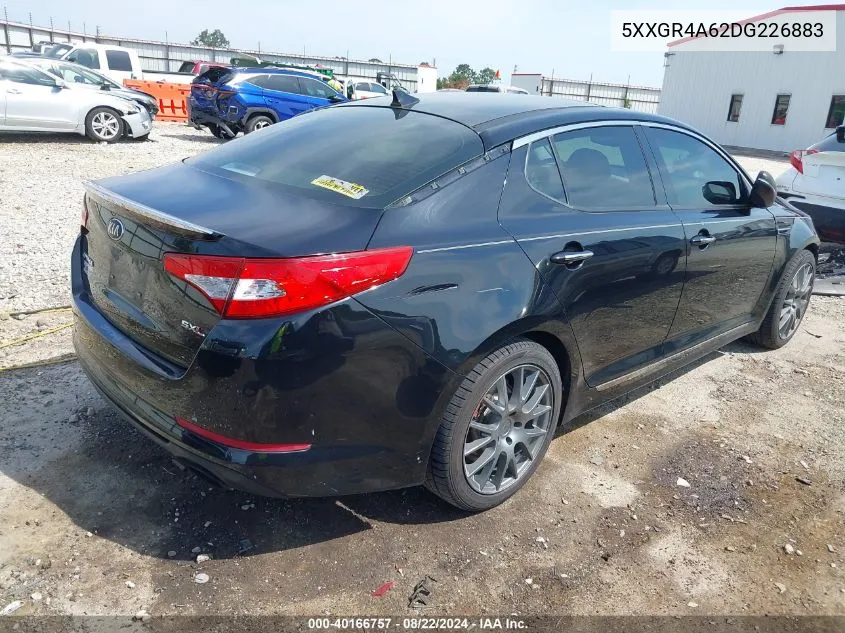 2013 Kia Optima Sx VIN: 5XXGR4A62DG226883 Lot: 40166757