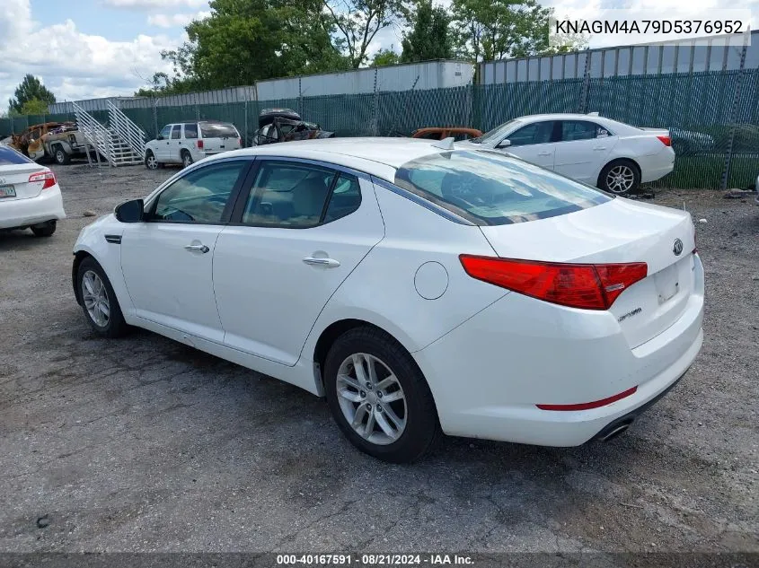 2013 Kia Optima Lx VIN: KNAGM4A79D5376952 Lot: 40167591