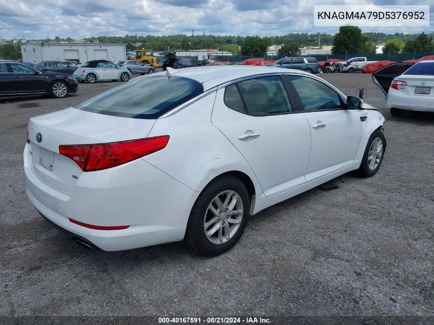 2013 Kia Optima Lx VIN: KNAGM4A79D5376952 Lot: 40167591