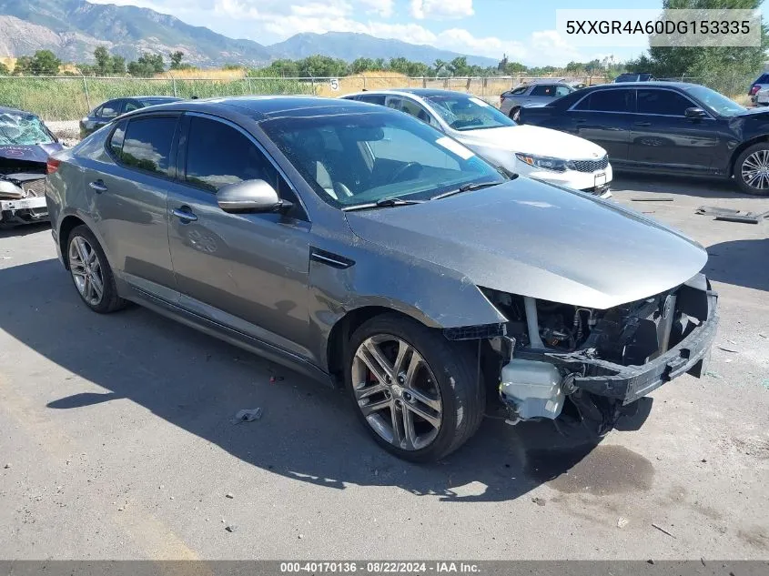 2013 Kia Optima Sx VIN: 5XXGR4A60DG153335 Lot: 40170136