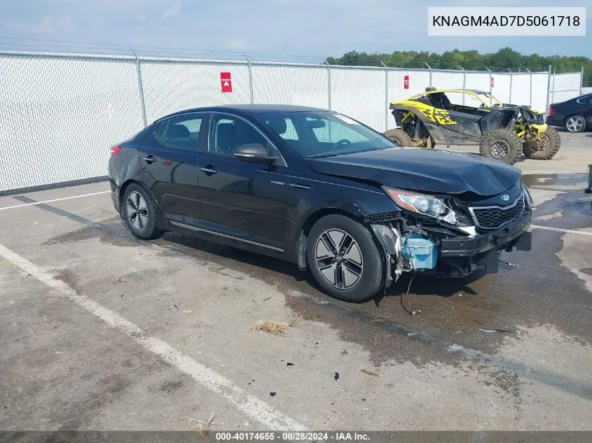 KNAGM4AD7D5061718 2013 Kia Optima Hybrid Lx