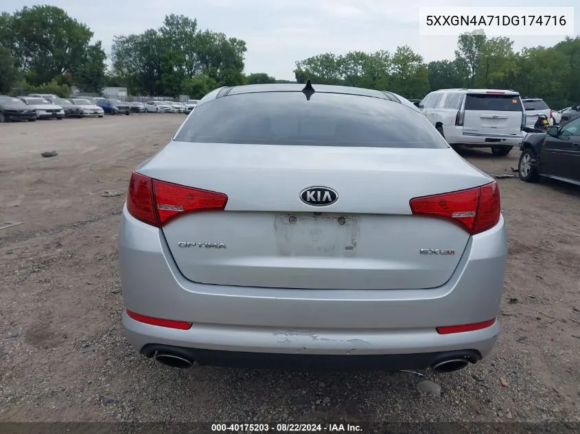 5XXGN4A71DG174716 2013 Kia Optima Ex