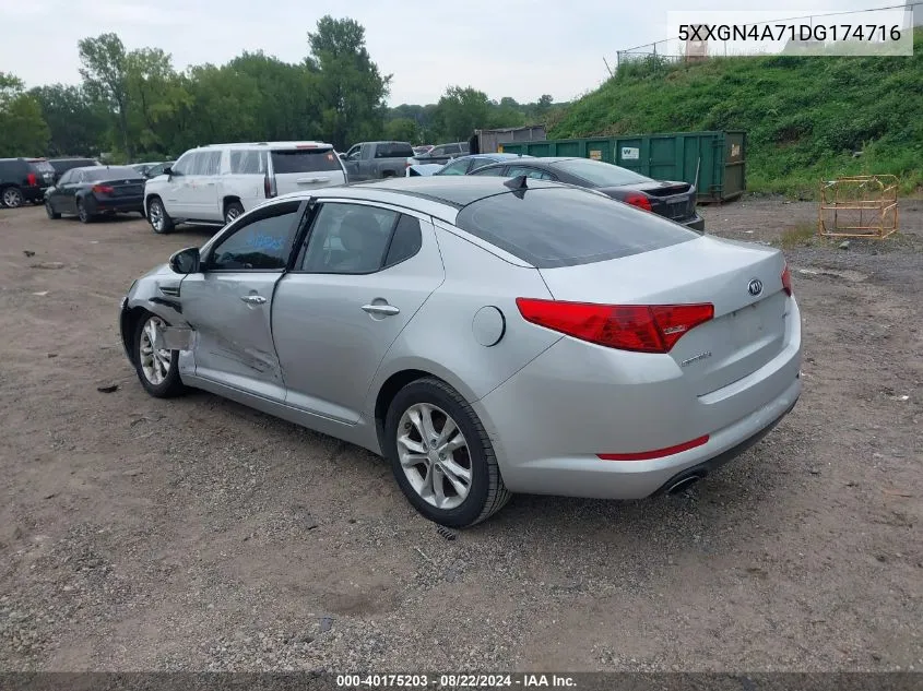 5XXGN4A71DG174716 2013 Kia Optima Ex